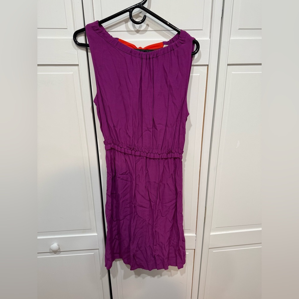 Kate Spade purple orchid ruffle dress